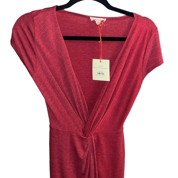 Wine red high low dress size Small - Picture 2 of 9